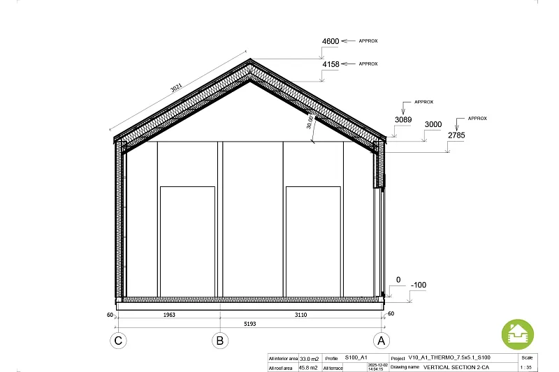 chalet 33 m² en bois isolé re2020 avec permis de construire reims v10 a1 chalet 33 m² en bois isolé re2020 avec permis de construire reims v10 a1