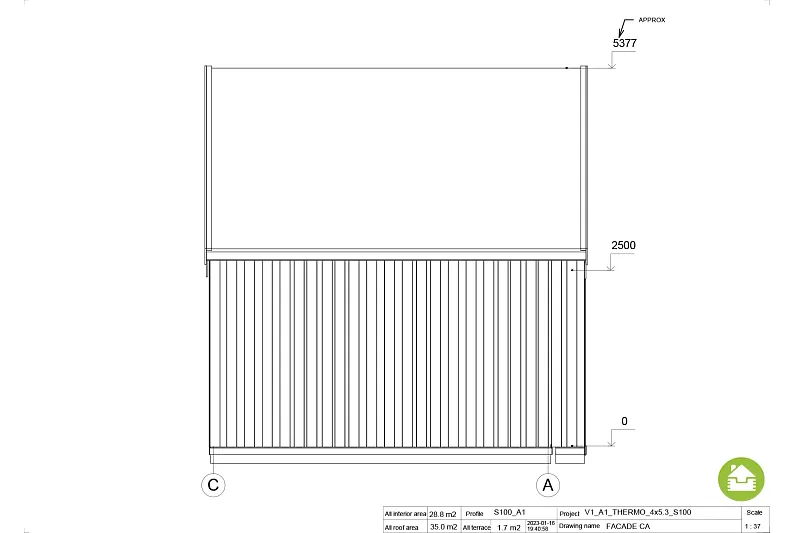 chalet 29 m² en bois kit re2020 avec permis de construire tulle v1 a1 chalet 29 m² en bois kit re2020 avec permis de construire tulle v1 a1