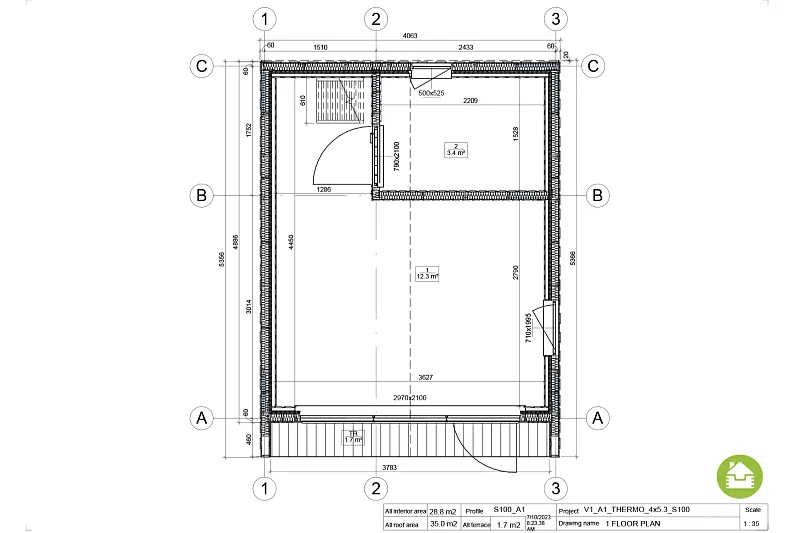 chalet 29 m² en bois kit re2020 avec permis de construire tulle v1 a1 chalet 29 m² en bois kit re2020 avec permis de construire tulle v1 a1