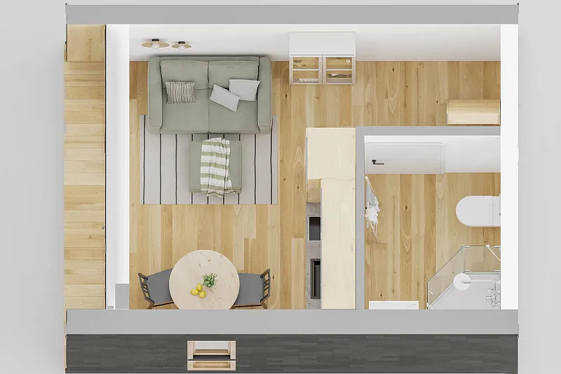 chalet 29 m² en bois kit re2020 avec permis de construire perpignan v1 a2 chalet 29 m² en bois kit re2020 avec permis de construire perpignan v1 a2