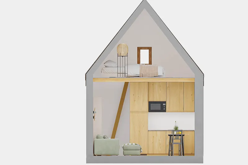 chalet 29 m² en bois kit re2020 avec permis de construire perpignan v1 a2 chalet 29 m² en bois kit re2020 avec permis de construire perpignan v1 a2