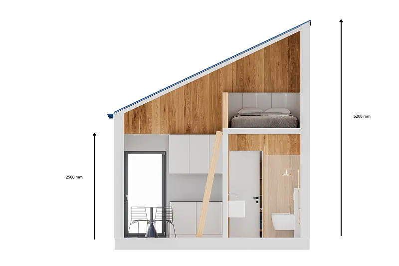 chalet 26 m² en bois kit re2020 avec permis de construire giat v20 a1 chalet 26 m² en bois kit re2020 avec permis de construire giat v20 a1