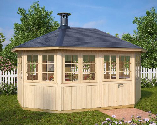 abri barbecue fermé albatros 12 / 12m2 / 21mm abri barbecue fermé albatros 12 / 12m2 / 21mm