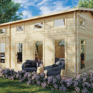 grand studio de jardin avec mezzanine sweden j / 35m2 / 7x 4 m /