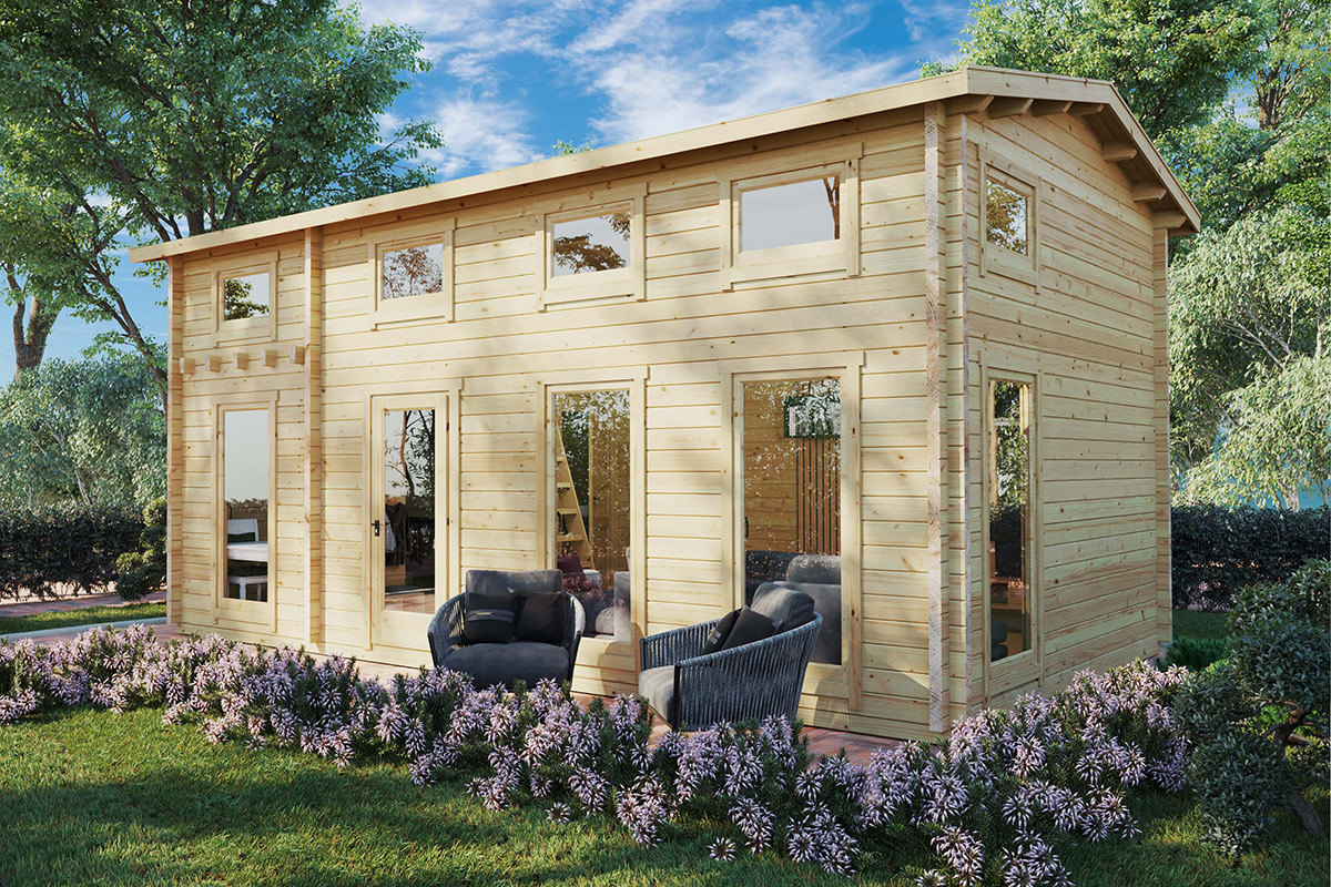 grand studio de jardin avec mezzanine sweden j / 35m2 / 7x 4 m / grand studio de jardin avec mezzanine sweden j / 35m2 / 7x 4 m /