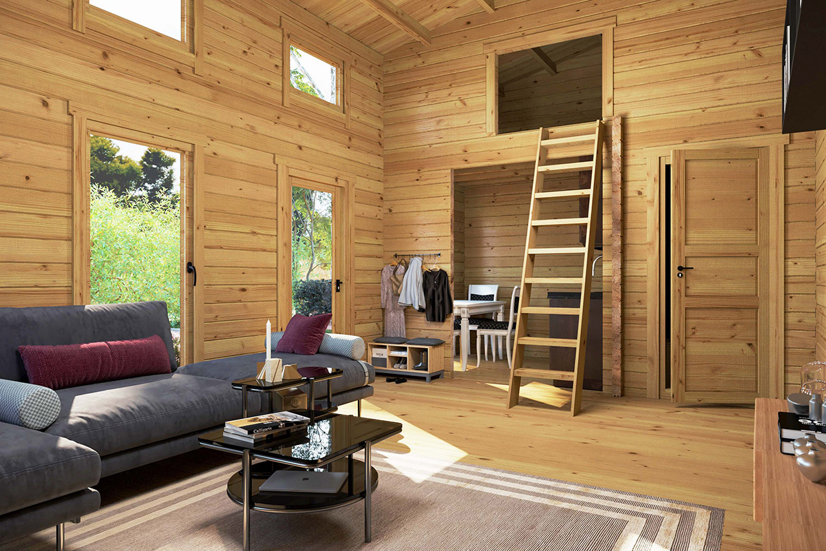 grand studio de jardin avec mezzanine sweden j / 35m2 / 7x 4 m / grand studio de jardin avec mezzanine sweden j / 35m2 / 7x 4 m /
