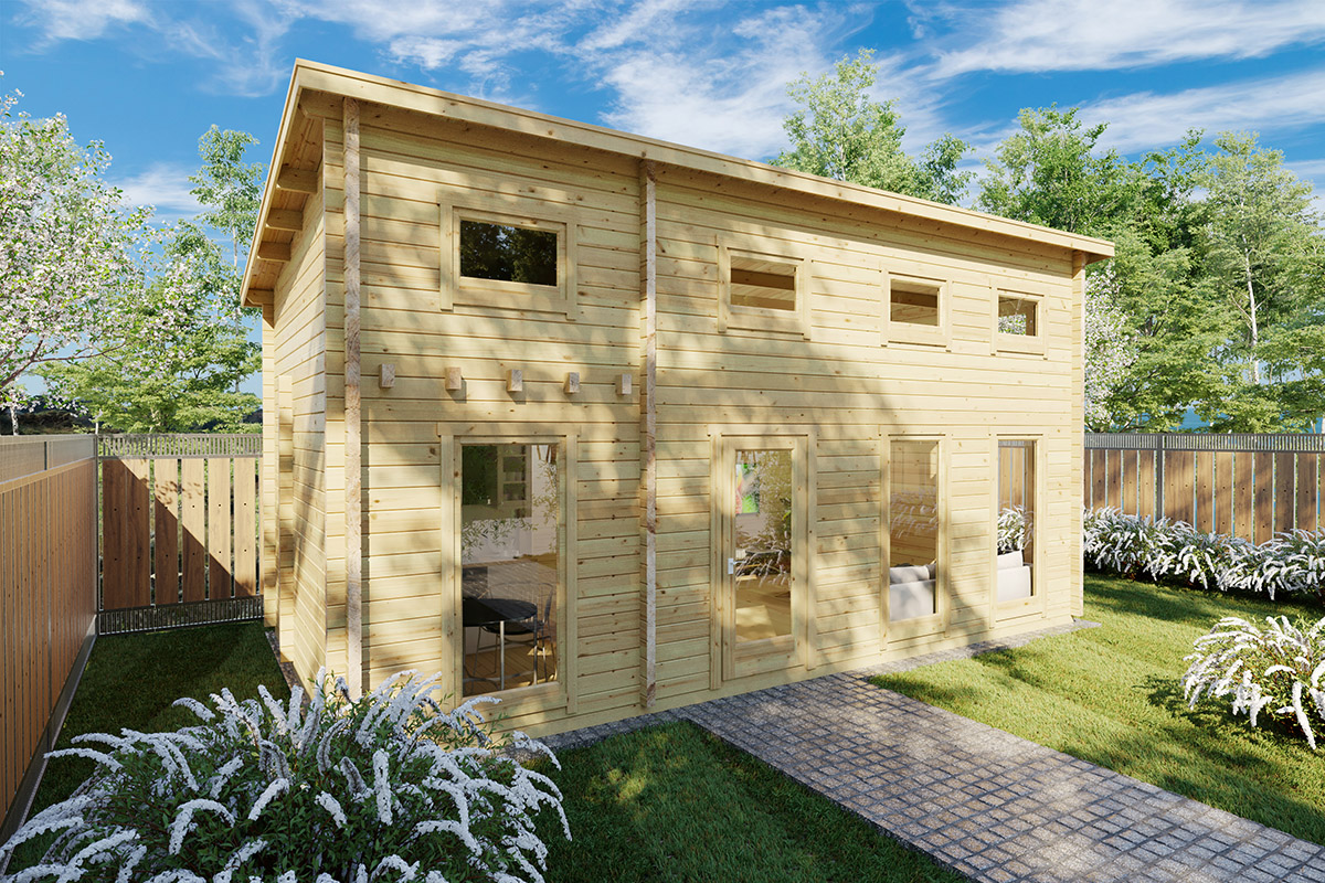 grand studio de jardin avec mezzanine sweden q / 35m2 / 7x 4 m / grand studio de jardin avec mezzanine sweden q / 35m2 / 7x 4 m /