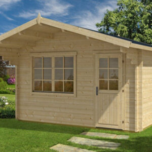 cabanon en bois avec auvant 13m2 johanna a