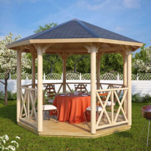 gazebo bois en kit