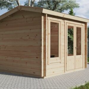 abri bureau de jardin 9m2 mini garden office 1