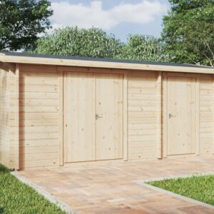 abri de jardin 15m2 double abri b