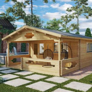 large summer house with veranda "armin" | g0020