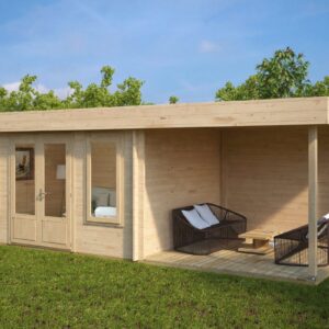 abri de jardin avec auvent et plancher jacob d