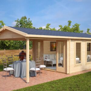 abri de jardin avec auvent eva e