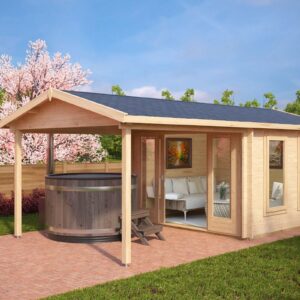 abri de jardin bois 20m2 nora e