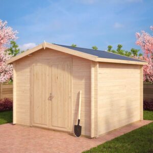 abri de jardin bois 9m2