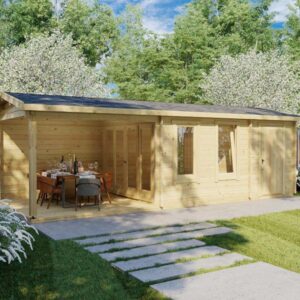 abri de jardin avec auvent super nora a