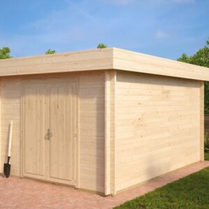 abri de jardin toit plat jacob a