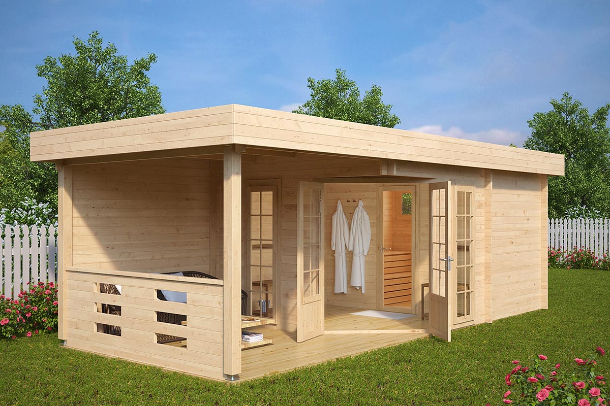 outdoor sauna cabin "paula" | g0127 outdoor sauna cabin "paula" | g0127
