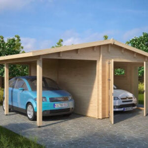 carport adossé 2 voitures hansa garage g + gv2
