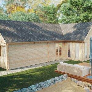 chalet en bois habitable livré monté holiday max 2