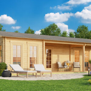 chalet bois habitation 40m2