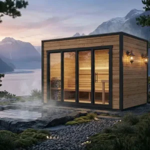 contemporary outdoor sauna room aurland g0429 01.webp