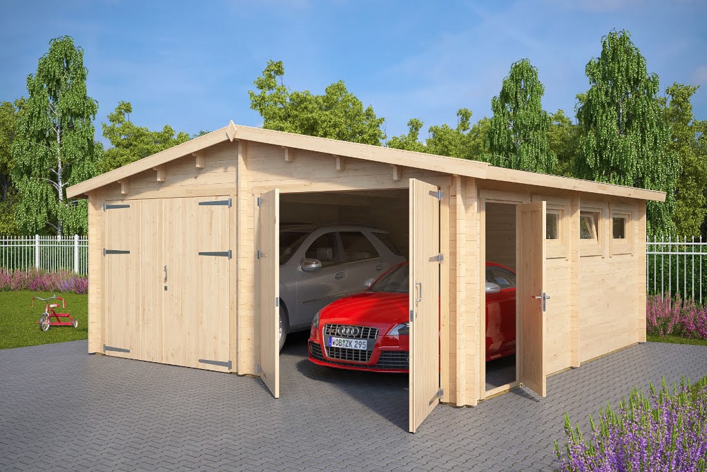 garage double en bois garage double en bois