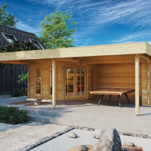 premium summer house "paradise b" 10m² | 8x6m | g0222