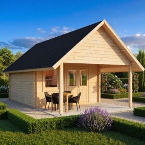 garden log cabin "mark" | 4 x 4 m | g0099
