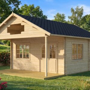 garden log cabin “liverpool” | 5 x 5 m | g0003