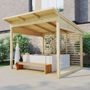 gazebo bois hansa gazebo a
