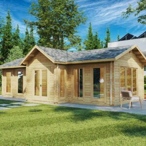 large granny annexe "hansa 2" 40m² 4x10m | g0270