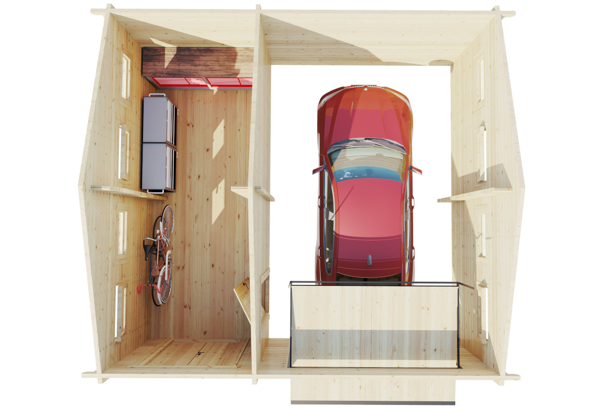 vue dessus garage kit 40m2 vue dessus garage kit 40m2