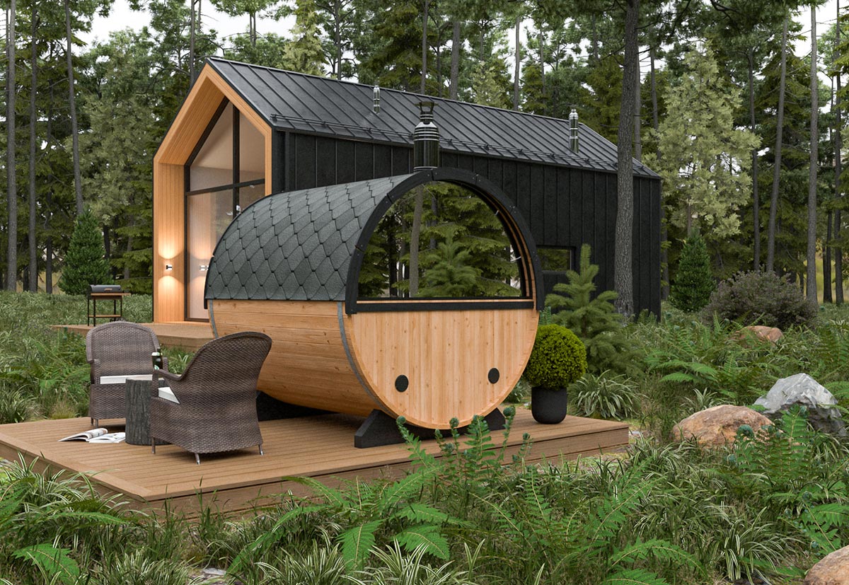 kleine fasssauna | small barrel sauna | tg013 kleine fasssauna | small barrel sauna | tg013