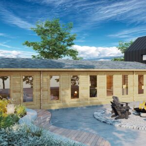 large log cabin conference room 93m² | 14x7m | g0315