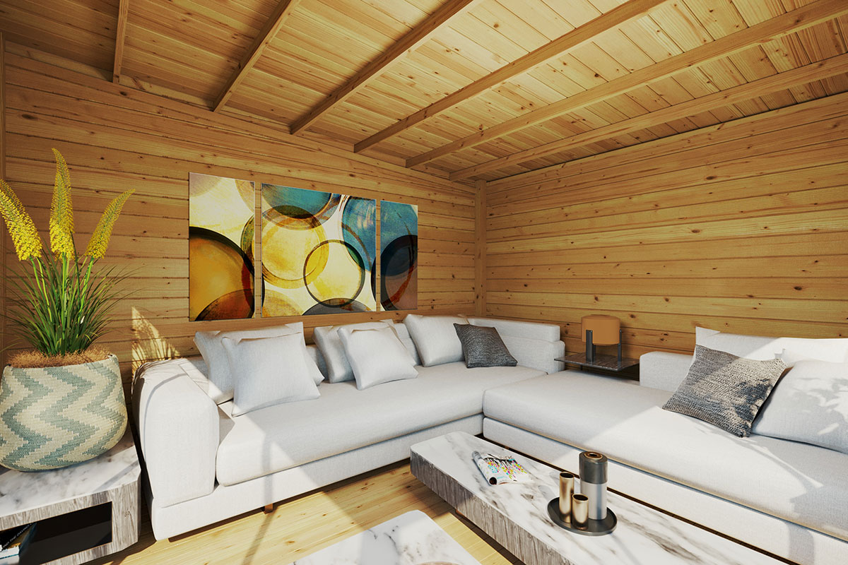 modern wooden garden office olivia alu | g0368 modern wooden garden office olivia alu | g0368