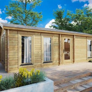 one bedroom log cabin "holiday m" | g0316