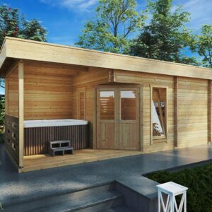 outdoor sauna cabin "paula" | g0127