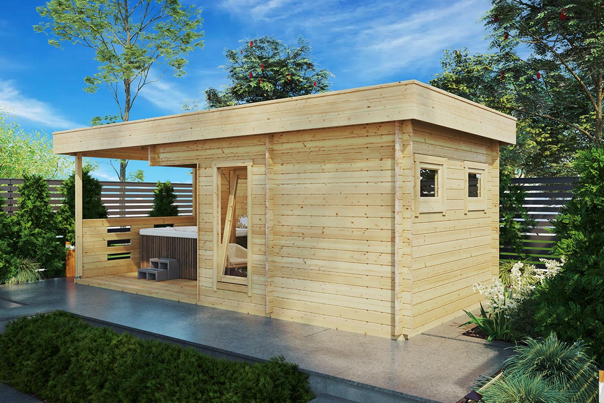 outdoor sauna cabin "paula" | g0127 outdoor sauna cabin "paula" | g0127