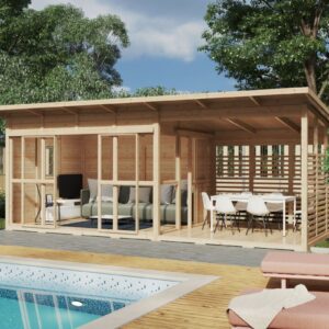 pool house bois en kit elias xl
