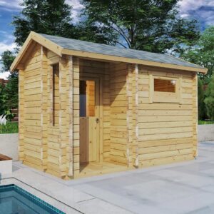 outdoor sauna cabin lisette | g0093