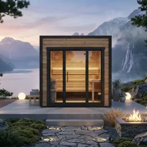 small modern square sauna cabin sogne g0425 01.webp