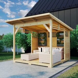 small wooden gazebo a plus | kleines pergola holz a plus | g0381