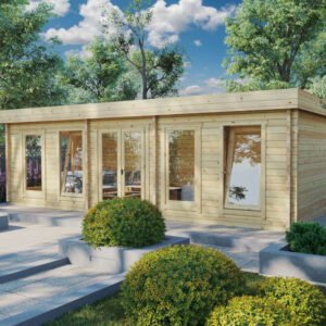 studio de jardin bois moderne