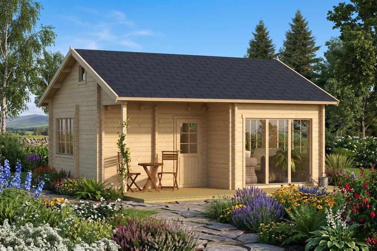 wooden summer house "alabama" | g0090 wooden summer house "alabama" | g0090