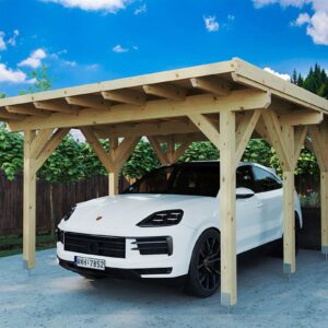 wooden carport kit "dora" | g0404